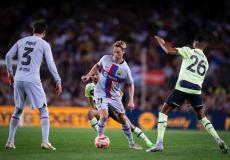 قمة برشلونة ومانشستر سيتي الودية تنتهي بالتعادل