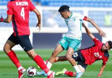 جانب مباراة فلسطين والسعودية