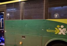 إطلاق نار يستهدف حافلة إسرائيلية قرب سلواد