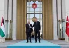 أردوغان يستقبل الرئيس عباس في أنقرة
