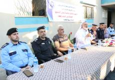 النائب عن كتلة حماس في المجلس التشريعي سالم سلامة يشارك في لقاء للوجهاء