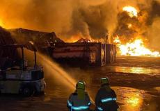 حقيقة سبب حريق مستودعات منطقة ميناء عبدالله