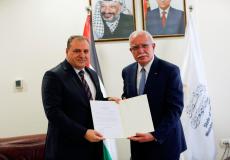 المالكي يتسلّم أوراق اعتماد سفير الأردن لدى فلسطين