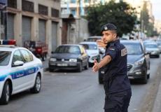 شرطي مرور في قطاع غزة