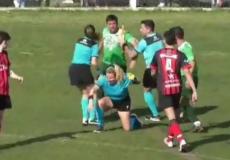 القبض على لاعب اعتدى على حكمة في الأرجنتين