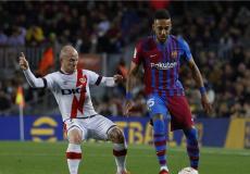 برشلونة يكتب أول تعادل له في الدوري الإسباني أمام رايو فاليكانو