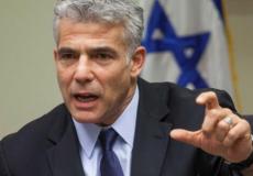 رئيس حكومة الاحتلال يائير لابيد