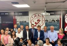 من زيارة وفد الاتحاد الأوروبي لمؤسسة الحق