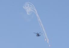 من الطائرات الإسرائيلية فوق سماء غزة