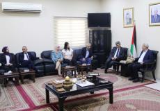 لقاء وكيل وزارة الداخلية مع محافظ قلقيلية