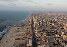 صورة جوية لقطاع غزة