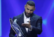 بنزيما يحصد جائزة أفضل لاعب في أوروبا لموسم 2021-2022