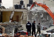 الاحتلال يهدم منزلًا فلسطينيًا أرشيفية