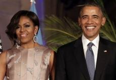 باراك أوباما وزوجته