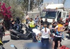 صورة من الحادث اليوم.