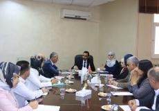 وزارة الصحة الفلسطينية تبحث سبل التعاون مع مؤسسة الغذاء والدواء الأردنية
