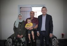 جانب من زيارة المفوض العام للأونروا فيليب لازاريني إلى قطاع غزة