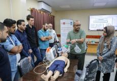 الإغاثة الإسلامية وأجيال تطلقان برنامجاً تدريبيا لطواقم وزارة الصحة بغزة