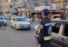 شرطي مرور في فطاع غزة - توضيحية