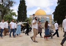 مستوطنون يقتحمون المسجد الاقصى - ارشيف