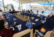 جانب من لقاء ينظمه بيت الصحافة حول "الإعلام الفلسطيني والخطاب الدولي"