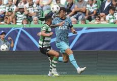 من مباراة توتنهام ولشبونة اليوم