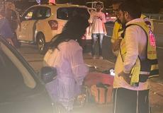 من مكان عملية الطعن قرب موديعين