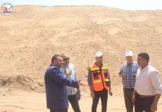 بلدية دير البلح تستقبل وفداً من البنك الدولي وتطلعه على مشروع إغلاق مكب دير البلح الشرقي بعد الانتهاء منه