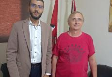 جانب من استقبال الجبهة الديمقراطية لعضو لجنة حقوق الإنسان في جنيف توماس باخمن