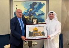 جبريل الرجوب يبحث آليات تعزيز التعاون مع وزير الشباب الكويتي