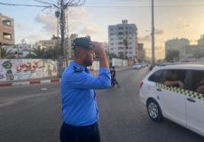 شرطي مرور في قطاع غزة