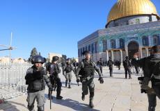 جنود الاحتلال ومستوطنيه يقتحمون المسجد الأقصى - ارشيف