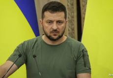 الرئيس الأوكراني، فولوديمير زيلنسكي