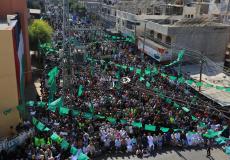 غزة: "حماس" تنظم مسيرة في خانيونس نصرة للأقصى