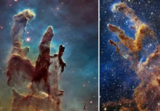 أعمدة الخلق بعدسة مرصد جيمس ويب