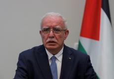 وزير الخارجية الفلسطيني رياض المالكي