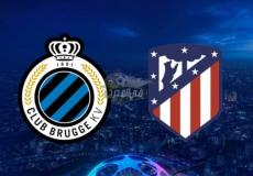 موعد مباراة أتليتكو مدريد و كلوب بروج والقنوات الناقلة