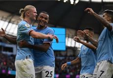 هالاند وديبروين يمنحان السيتي انتصارا على برايتون