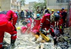 مصرع أربعة أشخاص بانهيار مبنى في العراق 