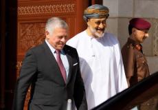 العاهل الأردني وسلطان عمان