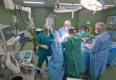 إجراء عمليات كبرى ونوعية بالشراكة مع الوفد الطبي المصري في غزة