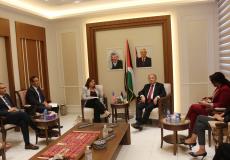 تفاصيل اجتماع وزير الاقتصاد مع مديرة بعثة الوكالة الأمريكية للتنمية برام الله