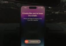 لأول مرة iPhone 14 يبلغ الشرطة بحادث مروري مروع