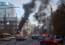 قتلى بقصف روسي طال مكتب الرئيس الأوكراني في كييف