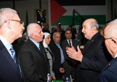 الرئيس الجزائري يزور وفود الفصائل أمس