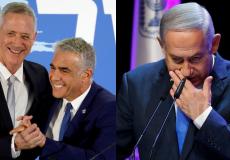 نتنياهو وغانتس ولابيد - تعبيرية