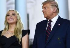 ترامب وابنته الصغرى في حفل زفافها