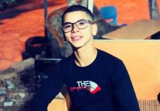 الشهيد الطفل أحمد شحادة عقب اقتحام مدينة نابلس