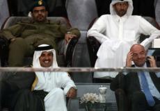 الأمير القطري ورئيس فيفا