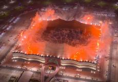 الألعاب النارية في افتتاح كأس العالم قطر 2022